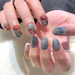 ネイル 新井 ひなののネイルデザイン