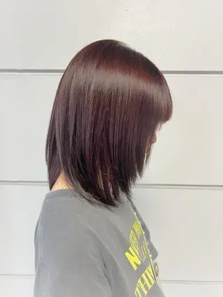 ミディアム カラー 🌱髪質改善×艶髪 🌱【天神美容室】のヘアスタイル