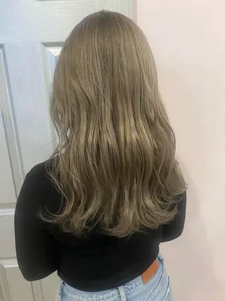 ロング カラー アオイ🩵暖色 /まろやかカラーのヘアスタイル