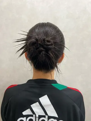 セミロング 🌈いけだ あみ🌷のヘアスタイル