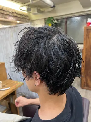 ショート パーマ ARMONY所属・ま ひのヘアスタイル