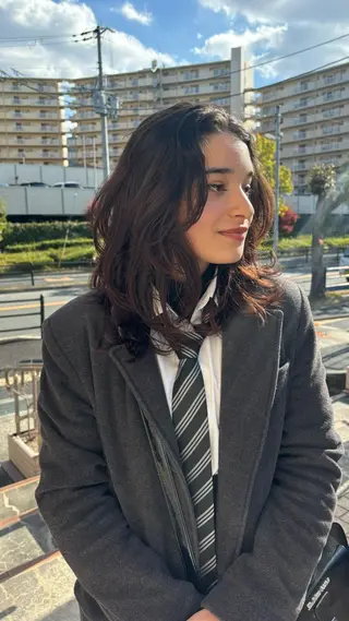 ミディアム やまぐち もえかのヘアスタイル