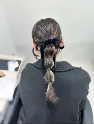 ロング ヘアアレンジ 🌷MIREA🌷 LUANA 難波店のヘアスタイル