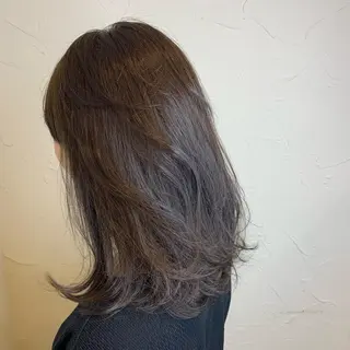 ミディアム カラー パーマ ヘアアレンジ 🟤TAP🟤 木曳野　金沢店のヘアスタイル