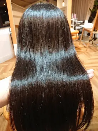 セミロング 中野 雅子のヘアスタイル