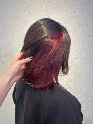 セミロング lift by mag所属・ユナ ナチュラル／透明感のヘアスタイル