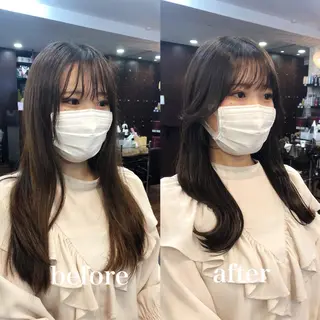 ロング カラー トレンドヘア🌿 chinariのヘアスタイル