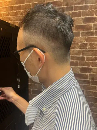 ショート ヘアアレンジ メンズ アイブロウ times salon名駅所属・久木原 ゆりのヘアスタイル