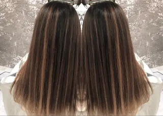 セミロング カラー ヘアアレンジ アンドウ ユウ/ レイヤーカット/韓国のヘアスタイル