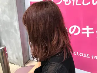 セミロング カラー 🍀富久 永梨🧸のヘアスタイル