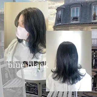 ミディアム カラー ヘアアレンジ eN°byyoureshair所属・🎀トップスタイリ スト湯川響🎀のヘアスタイル