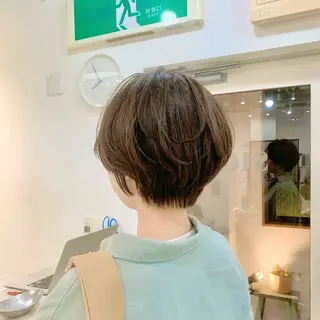 ショート カラー 前田 健太のヘアスタイル