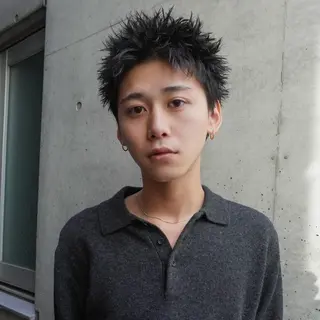 ショート パーマ メンズ JINKIメンズ特化 メンズカットパーマのヘアスタイル