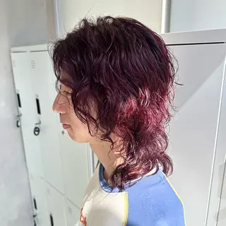 パーマ デザインカラー/パー マ🦖外岡咲希🦖のヘアスタイル