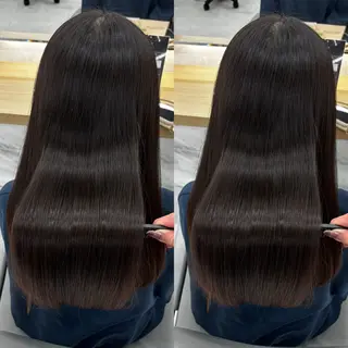 ロング 新宿No.1艶髪矯正 美艶カラー/FUKAのヘアスタイル