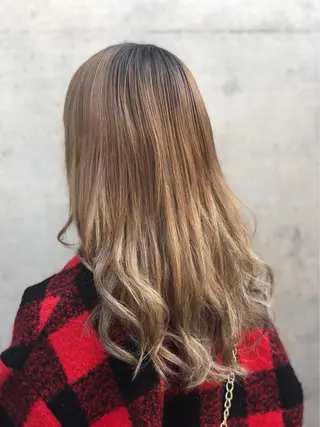 ロング カラー ✨ブリーチなしカラー ×髪質改善✨松村 潤のヘアスタイル