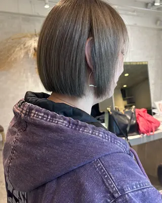 ショート ボブぷる艶🌈 艶髪矯正✨遠藤龍雅のヘアスタイル