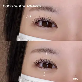 マツエク・マツパ tia.名駅店 yui⠀ ⠀ ⠀のマツエク・マツパデザイン