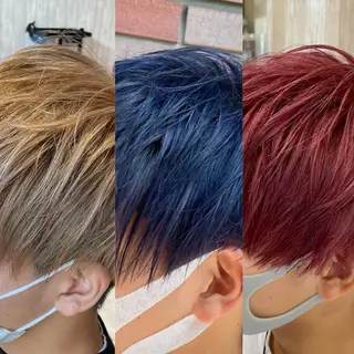 ショート カラー メンズ ツイスパ/メンズ特化 🦋𝑺𝑶𝑵𝑬のヘアスタイル