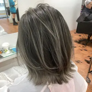 ミディアム カラー ✨原宿ハイトーン ブリーチ職人菊池のヘアスタイル