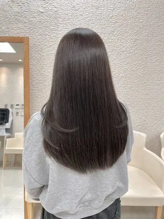 ロング ツヤ感／似合わせ カラー🌿yuiのヘアスタイル