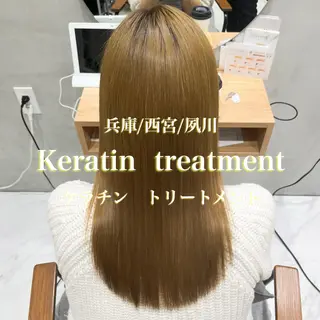 セミロング 優月/カラー特化 西宮/夙川のヘアスタイル