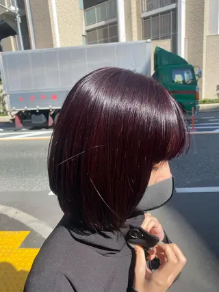 ミディアム FERIA池田 石田較貴のヘアスタイル