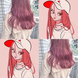 セミロング レイヤーカット指名 No.1💖マユカのヘアスタイル