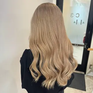 ロング カラー Ren. 🦋デザインカラーのヘアスタイル