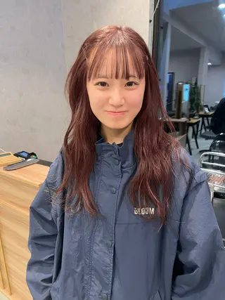 ロング カラー 透明カラー/レイヤー misaki °＊のヘアスタイル