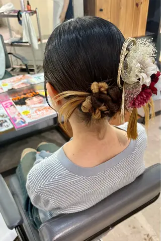 ロング ヘアアレンジ 菊地 紗矢のヘアスタイル