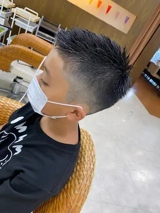 メンズ キッズ 梶田 伸篤のヘアスタイル