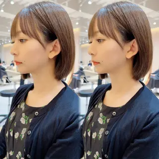 ショート カラー レイヤー❣️縮毛矯正 川村利幸のヘアスタイル