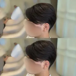 メンズ センターパート 川島爽楽のヘアスタイル