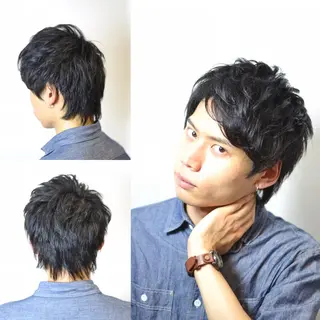 ショート メンズ 大木 拓瑞のヘアスタイル