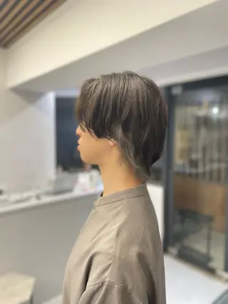 ショート メンズ 絶対綺麗な暖色カラー 🎯あります✨増渕✨のヘアスタイル