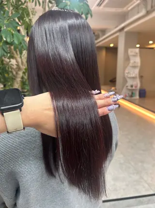 セミロング カラー ダイヤモンドリリーキートス所属・ひめな /透明感カラー/一宮のヘアスタイル