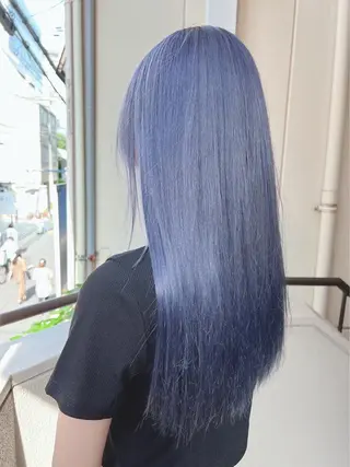 ロング カラー ヘアアレンジ 髪質改善ケア特化 石田のヘアスタイル