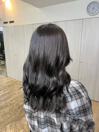 セミロング デザインカラー/ ブリーチ/コーンロウのヘアスタイル