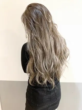 セミロング カラー ヘアアレンジ WATARU🔥／ 外国人風ハイライトのヘアスタイル