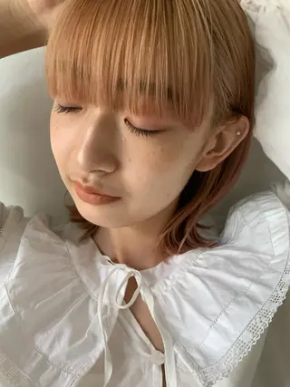 ミディアム 西山 紗耶香🪽 透明感カラー/ボブのヘアスタイル