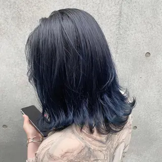 ミディアム 透け感×顔まわり デザイン✂︎吉田のヘアスタイル