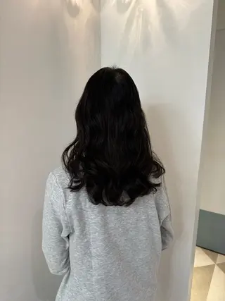 セミロング ホリグチ ルナのヘアスタイル