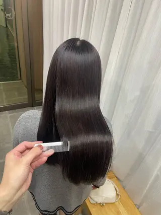 ロング カラー SOYON西大寺店所属・ダブルカラー/ 髪質改善💎安藤のヘアスタイル