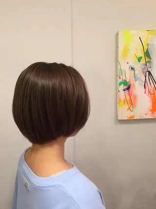 ショート カラー 💘透明感カラー💘 沖本 将宏のヘアスタイル