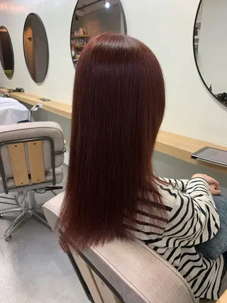 セミロング カラー 照井 耀のヘアスタイル