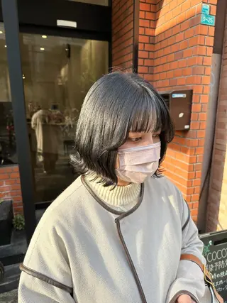 ショート カラー 艶髪レイヤー上田 紗也🇰🇷💗のヘアスタイル