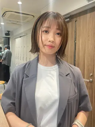 ショート 渥美 怜子のヘアスタイル