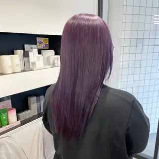 セミロング カラー パーマ ヘアアレンジ メンズ mona/ ストレートスタイル✨のヘアスタイル