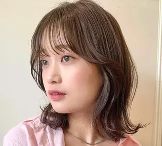 ミディアム 松崎 遼大のヘアスタイル